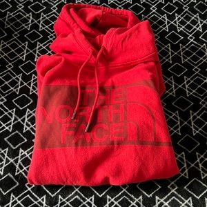 Red North Face Hoodie ❤️